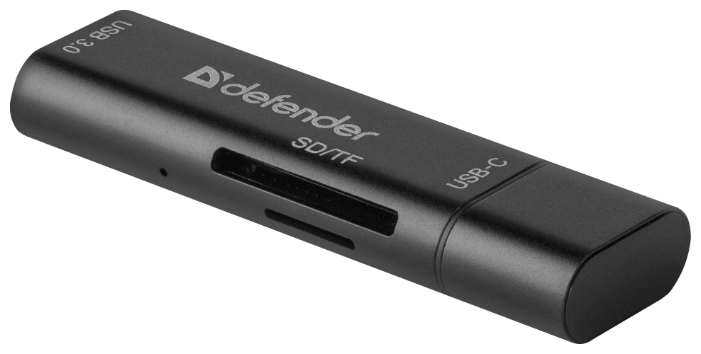 Кардридер Defender Speed Stick USB3.1 TYPE C - USB/SD/TF (фото modal 1)