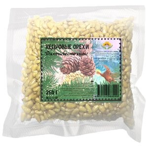 Кедровый орех Золото Сибири очищенный крупный вакуумная упаковка 250 г (фото modal nav 1)