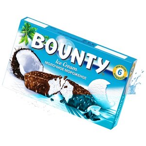 Мороженое Bounty молочное кокос в шоколадной глазури 235 г (фото modal nav 1)