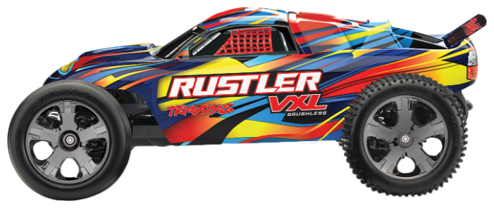 Трагги Traxxas Rustler VXL TQi (TRA37076-4) 1:10 44.5 см (фото modal 8)