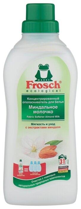 Концентрированный ополаскиватель для белья Миндальное молочко Frosch (фото modal 1)