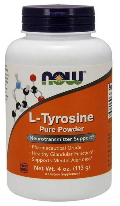 Аминокислота NOW L-Tyrosine Powder (113 г) (фото modal 1)