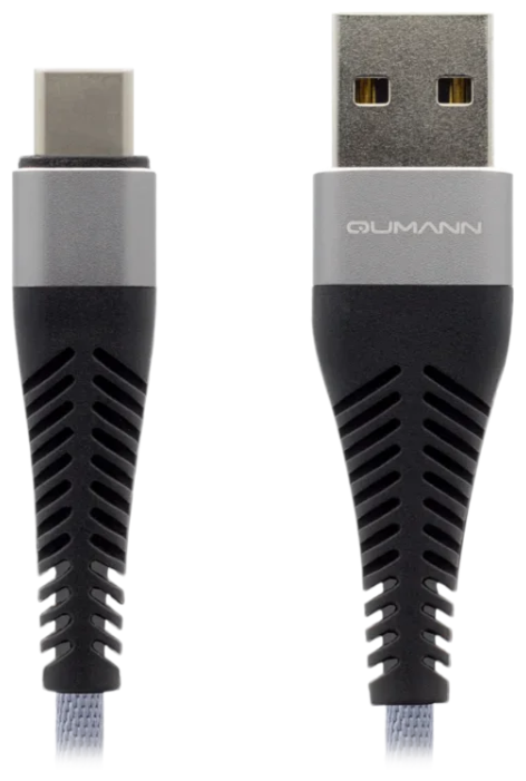Кабель Qumann USB - USB Type C 1 м (фото modal 9)