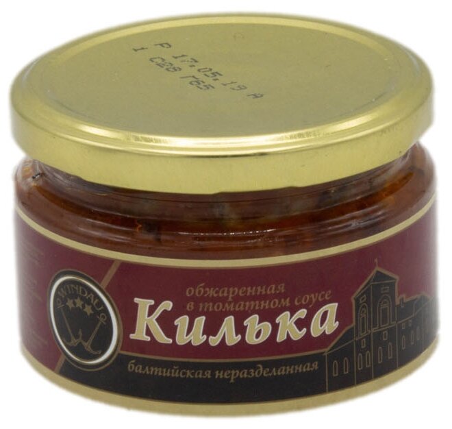 WINDAU Килька балтийская обжаренная в томатном соусе, 240 г (фото modal 1)