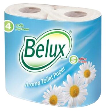 Туалетная бумага Belux Aroma белая двухслойная Ромашка (фото modal 1)