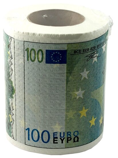 Туалетная бумага Эврика 100 евро (фото modal 1)