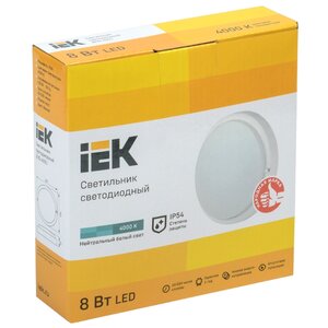 Светодиодный светильник IEK ДПО 4001 (8Вт 4000K) (фото modal nav 2)