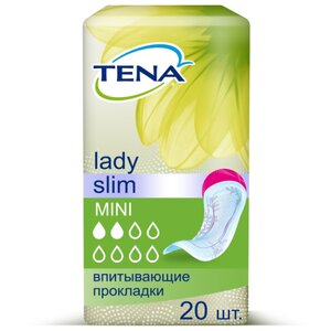Урологические прокладки TENA Lady Slim Mini (20 шт.) (фото modal nav 1)