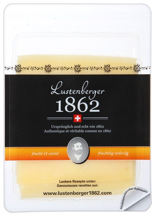 Сыр Lustenberger 1862 полутвердый Фруктово-пряный 50% 50% (фото modal 1)