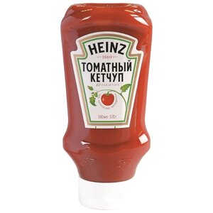 Кетчуп Heinz Томатный, пластиковая бутылка-перевертыш (фото modal nav 1)