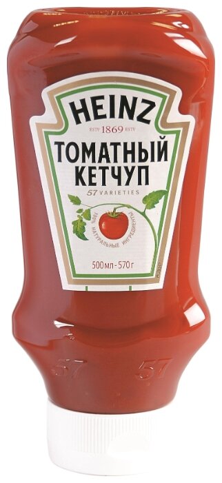 Кетчуп Heinz Томатный, пластиковая бутылка-перевертыш (фото modal 1)