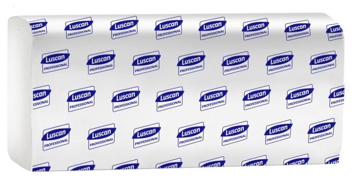 Полотенца бумажные Luscan M-сложения белые двухслойные 150 листов (фото modal 1)