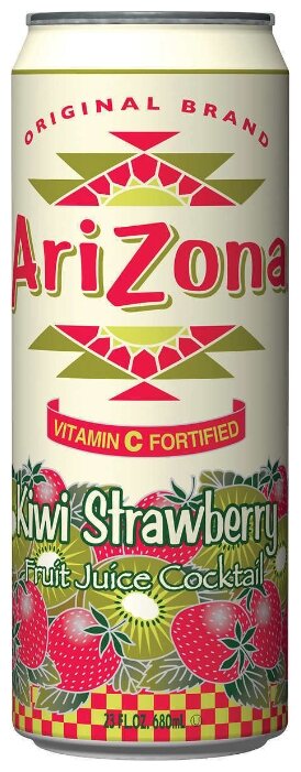 Напиток сокосодержащий AriZona Kiwi Strawberry (фото modal 1)