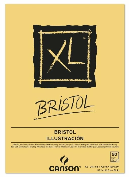 Альбом Canson XL Bristol 42 х 29.7 см (A3), 180 г/м², 50 л. (фото modal 1)