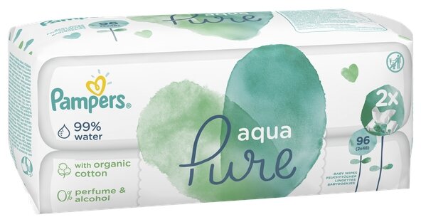 Влажные салфетки Pampers Aqua Pure (фото modal 5)