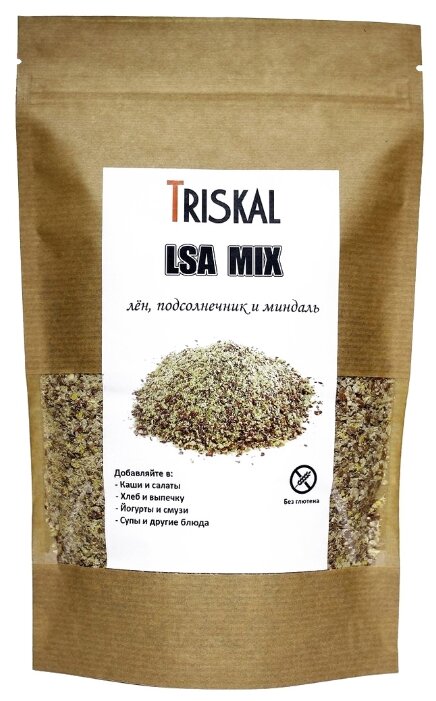 Смесь орехов и семечек Triskal LSA MIX 250 г (фото modal 1)