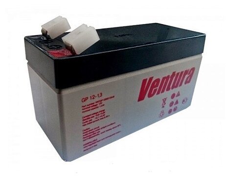 Аккумуляторная батарея Ventura GP 12-1.3 1.3 А·ч (фото modal 1)