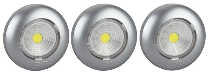 Светодиодный светильник ЭРА упаковка 3 шт SB-504 Аврора 7.3 см (фото modal 1)