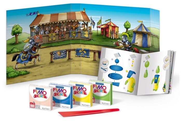 Набор для лепки FIMO kids form&play Детский набор Рыцарь (8034 05 LZ) (фото modal 2)