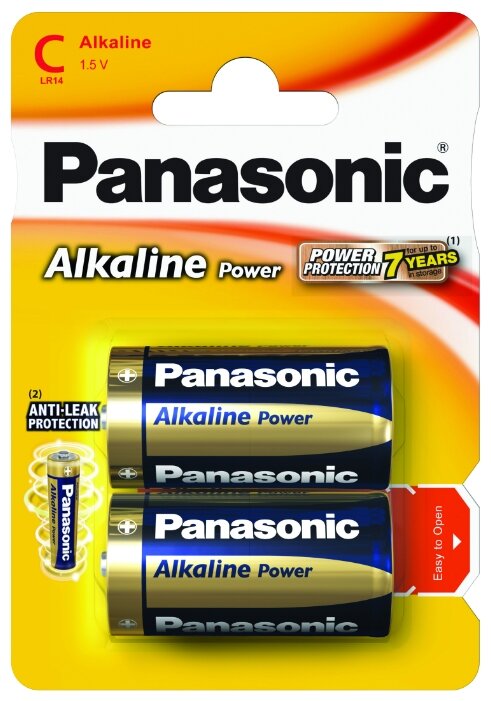 Батарейка C Panasonic Alkaline Power LR14APB (фото modal 1)