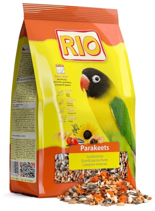 RIO корм Daily feed для средних попугаев (фото modal 2)
