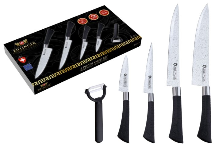 Набор Zillinger 4 ножа и овощечистка ZL-814/ZL-815/ZL-816 (фото modal 4)