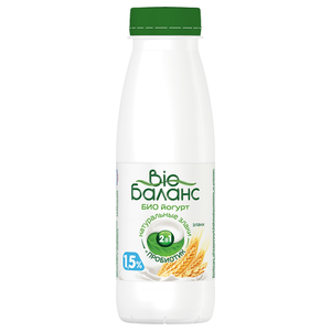 Питьевой йогурт Био Баланс с бифидобактериями Злаки 1.5%, 330 г (фото modal nav 2)