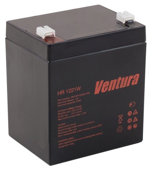 Аккумуляторная батарея Ventura HR 1221W 5 А·ч (фото modal 1)