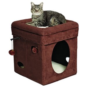 Домик для кошек Midwest Curious Cat Cube 17х16х16 см (фото modal nav 1)