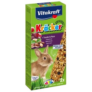 Лакомство для кроликов Vitakraft Крекеры Original виноград и орех (фото modal nav 1)