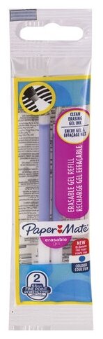Стержень для гелевой ручки Paper Mate Erasable Gel refill 0.5 мм (2 шт.) (фото modal 2)