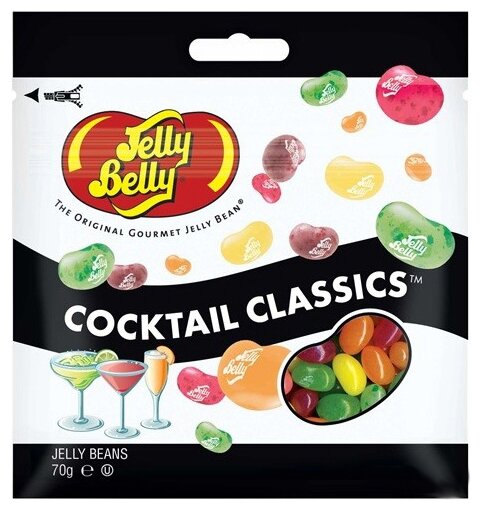 Драже жевательное Jelly Belly Классические коктейли ассорти 70 г (фото modal 1)