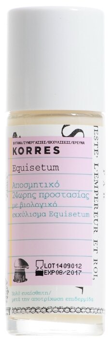 Дезодорант ролик KORRES с экстрактом хвоща для очень чувствительной кожи 24 ч (фото modal 2)