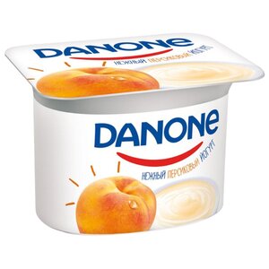 Йогурт Danone с персиком 2.9%, 110 г (фото modal nav 1)