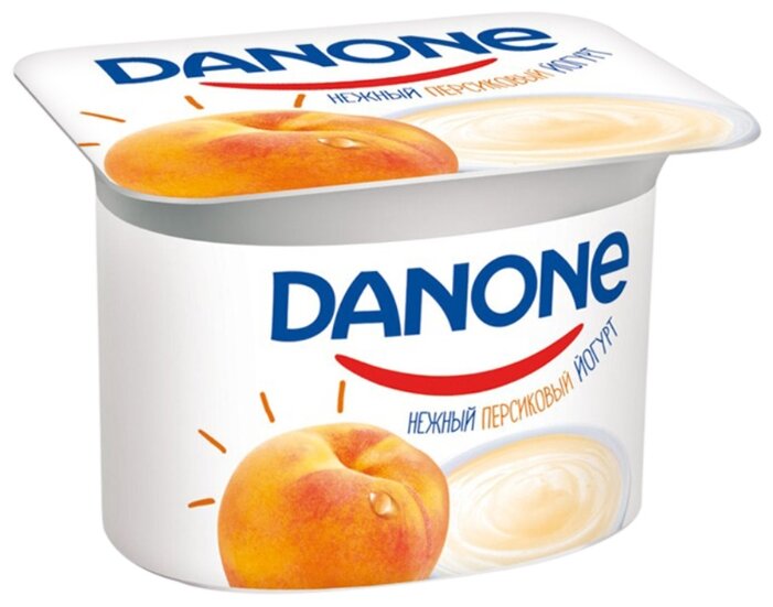 Йогурт Danone с персиком 2.9%, 110 г (фото modal 1)