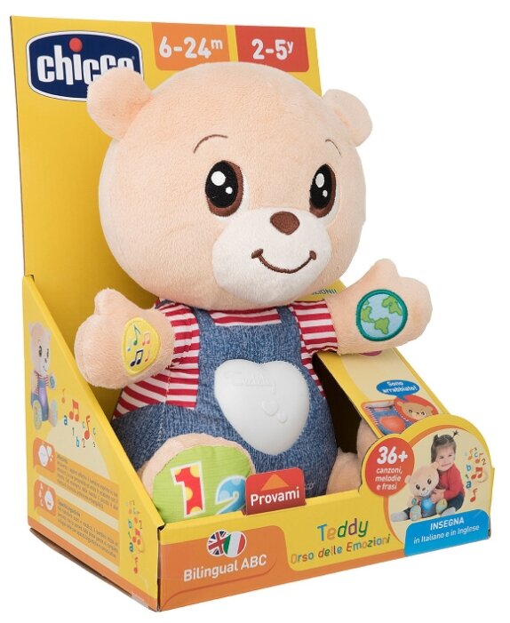 Интерактивная развивающая игрушка Chicco Говорящий мишка Teddy Emotion (фото modal 2)