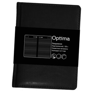 Ежедневник Listoff Optima недатированный, искусственная кожа, А6, 136 листов (фото modal nav 5)