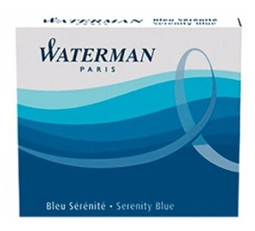 Картридж для перьевой ручки Waterman S01109 (6 шт.) (фото modal 1)