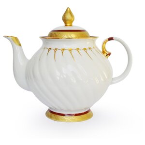 Чайный сервиз Дулёвский фарфор Голубая роза Золотое кольцо 15 предметов с690 (фото modal nav 2)