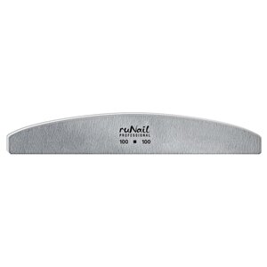 Runail Профессиональная пилка для искусственных ногтей, 100/100 грит (фото modal nav 1)