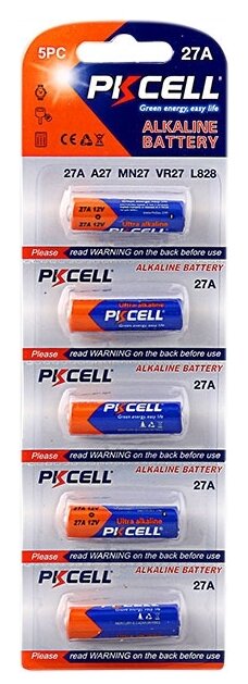 Батарейка PKCELL Ultra Digital Alkaline 27A (фото modal 1)