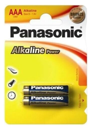 Батарейка AAA Panasonic Alkaline Power LR03APB (фото modal 1)