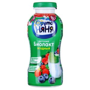 Биолакт ФрутоНяня кисломолочный ягода (с 8-ми месяцев) 2.9%, 0.2 л (фото modal nav 1)