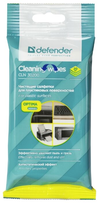 Defender Cleaning Wipes CLN 30200 Optima влажные салфетки 20 шт. (фото modal 1)