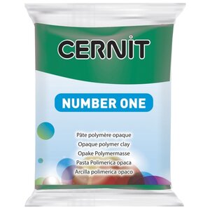 Полимерная глина Cernit Number one изумрудная (620), 56 г (фото modal nav 1)