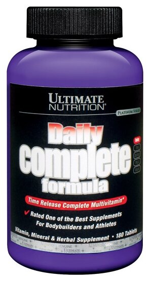 Минерально-витаминный комплекс Ultimate Nutrition Daily Complete Formula (180 таблеток) (фото modal 1)