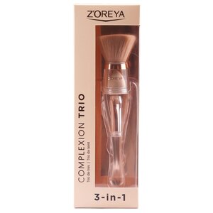Набор кистей Zoreya Cosmetics 3 in 1 Complexion Trio Medium Shader Set, 3 шт. (фото modal nav 1)