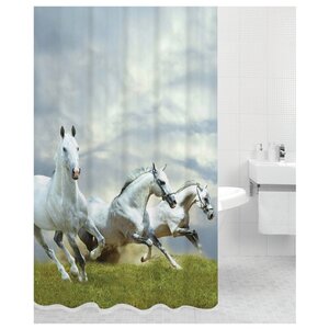 Штора для ванной Bath Plus Horse 180х200 (фото modal nav 1)