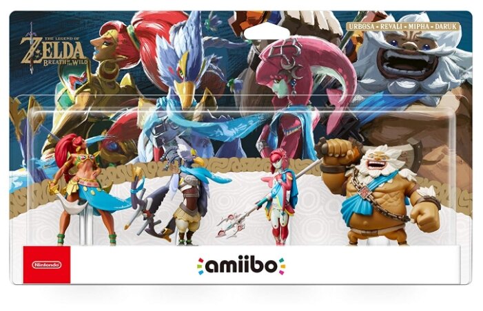 Фигурки Amiibo The Legend of Zelda Collection Урбоза, Дарук, Мифа, Реваль (фото modal 6)