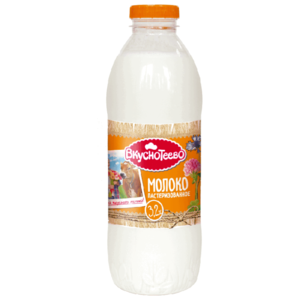 Молоко Вкуснотеево топленое ультрапастеризованное 3.2%, 0.9 л (фото modal nav 1)